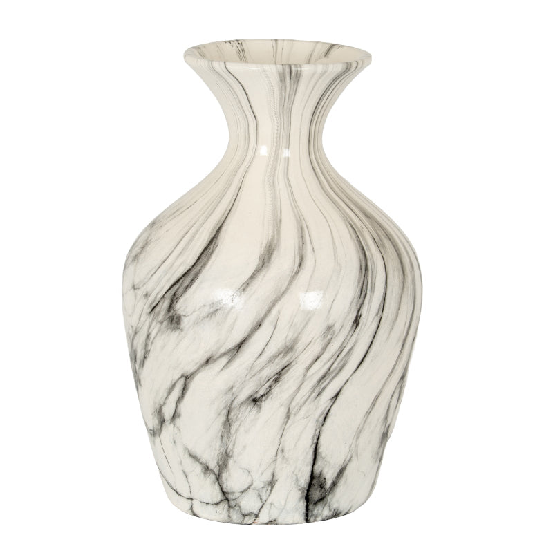 Hill Interiors Marble Ellipse Large Vase