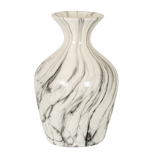 Hill Interiors Marble Ellipse Large Vase
