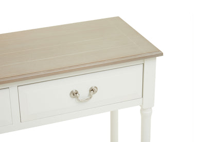 Ardela & Co Hearth Two Drawer Ivory Console Table