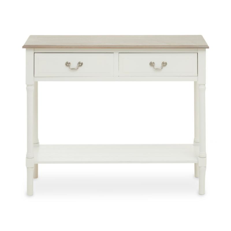 Ardela & Co Hearth Two Drawer Ivory Console Table