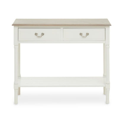 Ardela & Co Hearth Two Drawer Ivory Console Table