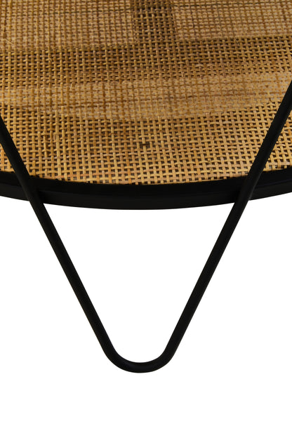 Ardela & Co Dreston Rattan And Metal Coffee Table