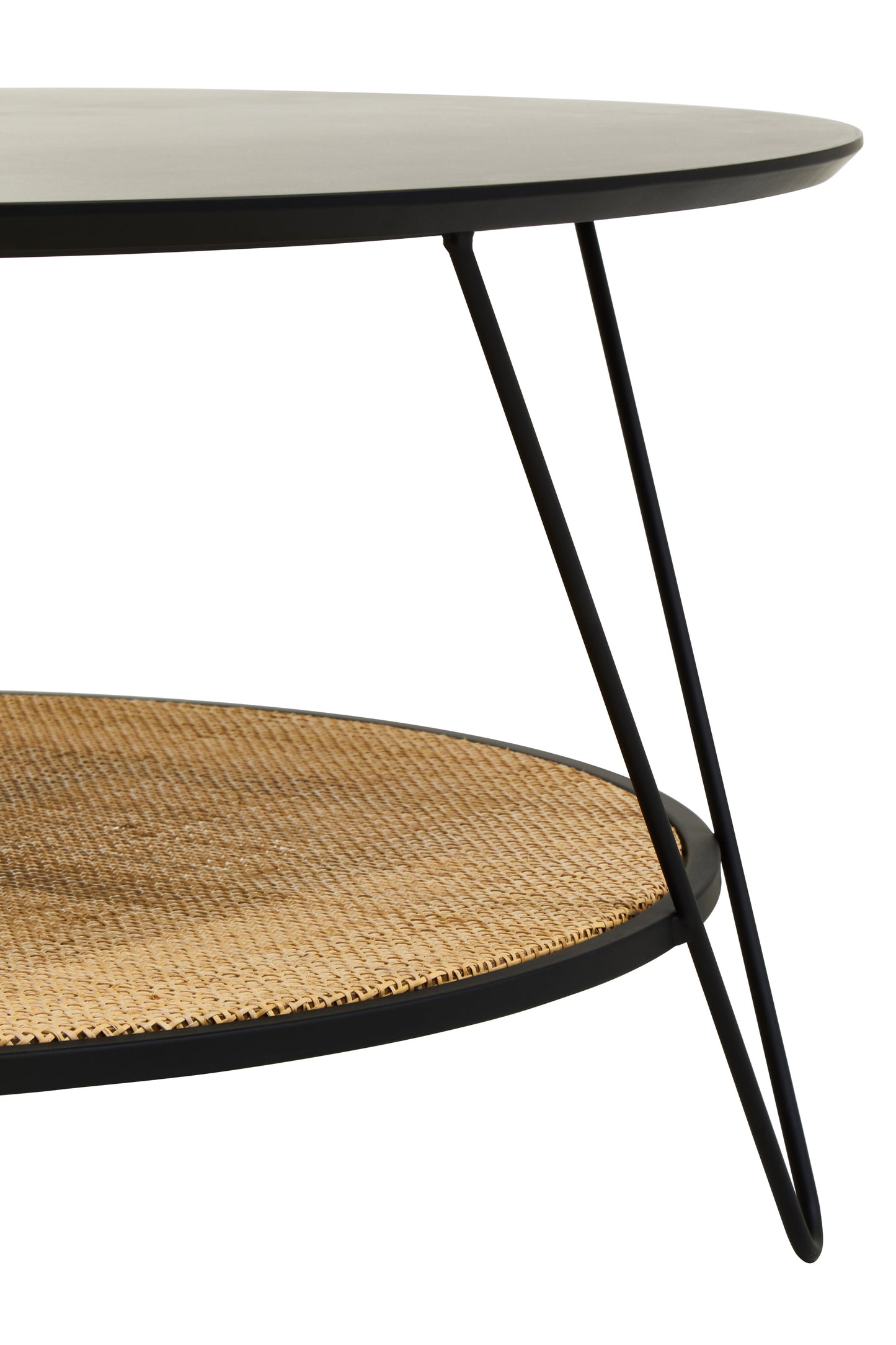 Ardela & Co Dreston Rattan And Metal Coffee Table