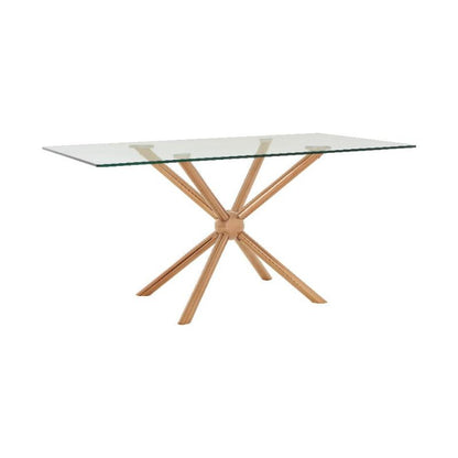 Ardela & Co Neave Rose Gold Dining Table