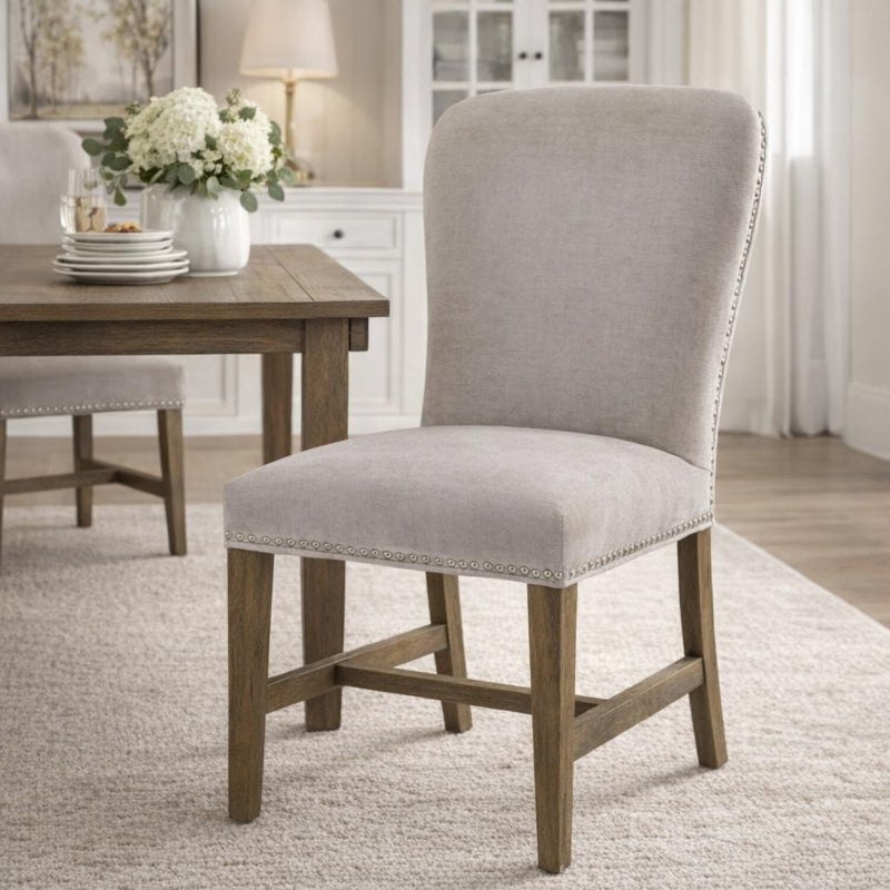 Hill Interiors Cobham Grey Uphostered Dining Chair