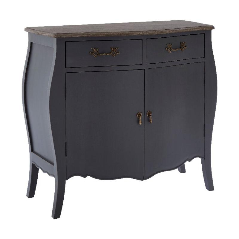 Ardela & Co Lurette Two Door Dark Grey Sideboard