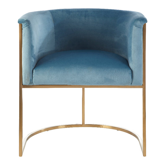 Ardela & Co Maia Blue Velvet Chair