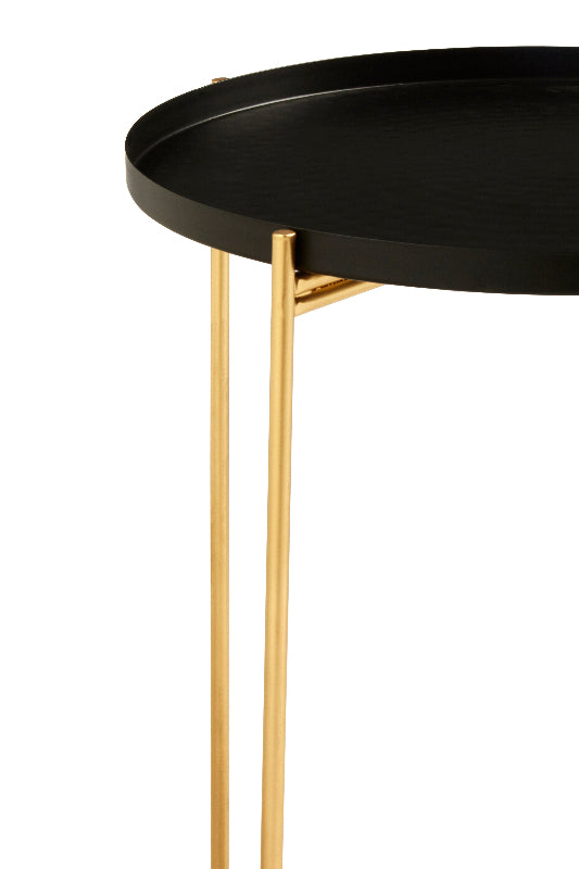 Ardela & Co Temra Black Side Table