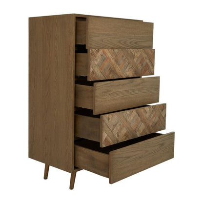 Ardela & Co Selene 5 Drawer Wood Chest