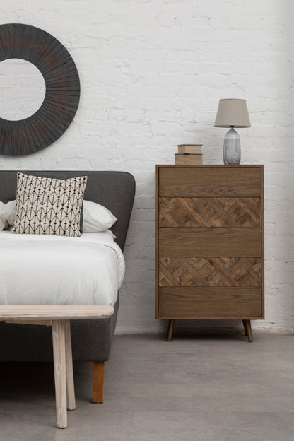 Ardela & Co Selene 5 Drawer Wood Chest