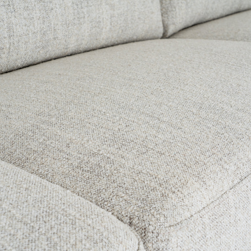 Close-up of a textured gray fabric surface