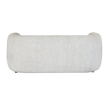 Neutral back of sofa on a white background