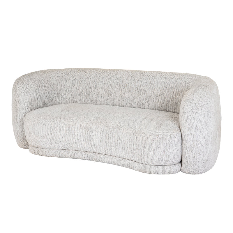 Modern neutralsofa on a white background