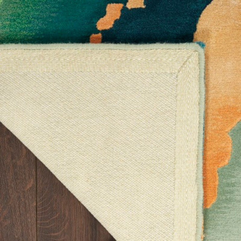 Nourison Prismatic Emerald Tide Rug