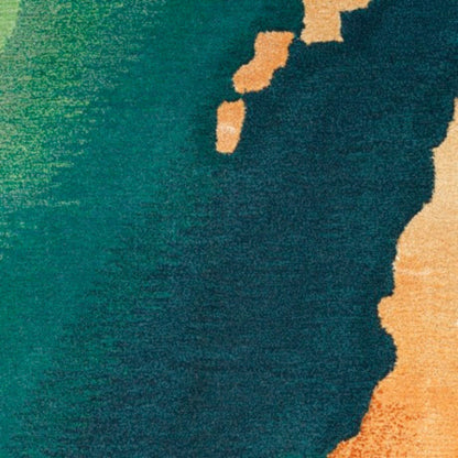 Nourison Prismatic Emerald Tide Rug