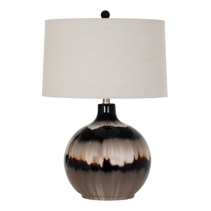 Hill Interiors Sepia Shadows Table Lamp With Linen Shade