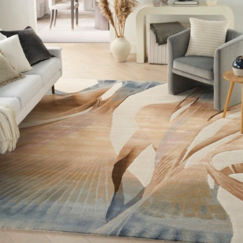 Nourison Prismatic Abstract Sand Rug