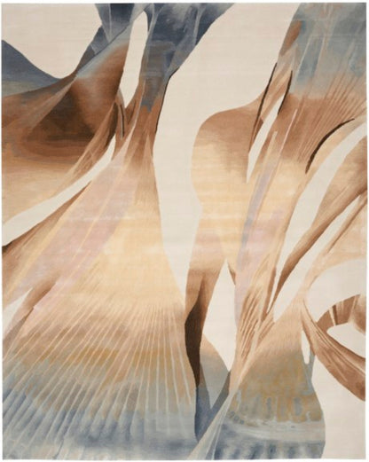 Nourison Prismatic Abstract Sand Rug