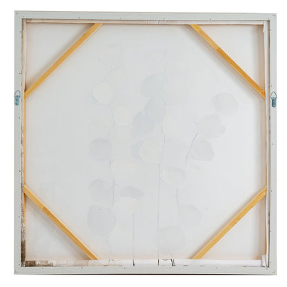 Hill Interiors Silvra Hand Painted Canvas In Frame