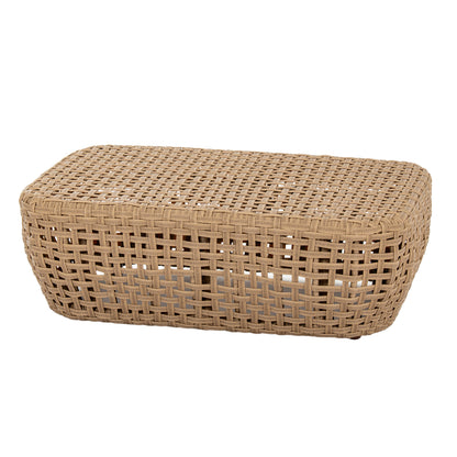 Hill Interiors Bloom Outdoor Rattan Footstool