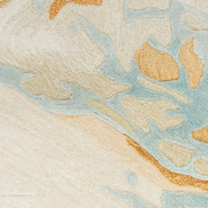Nourison Prismatic Sand & Blue Marble Rug