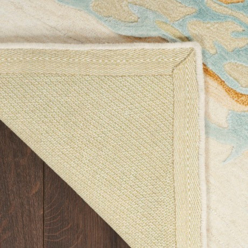 Nourison Prismatic Sand & Blue Marble Rug
