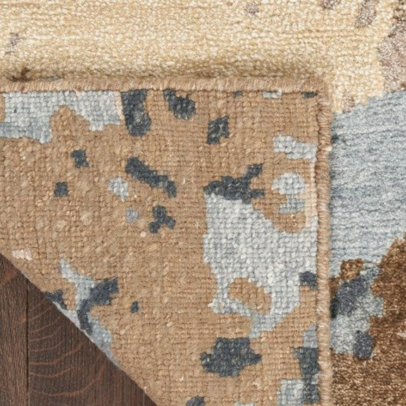 Nourison Silk Shadows Tonal Rug - Beige Blue