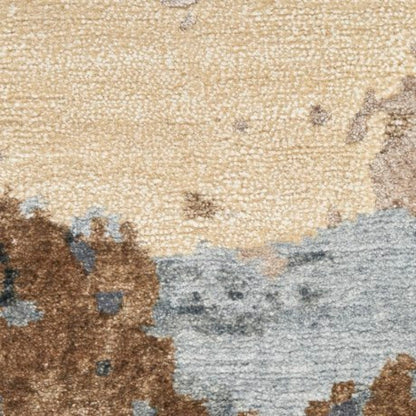 Nourison Silk Shadows Tonal Rug - Beige Blue