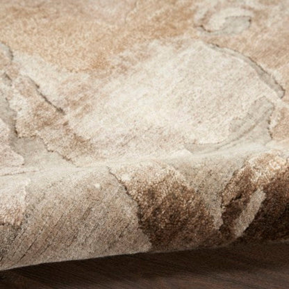 Nourison Silk Shadows Tonal Rug - Beige Silver
