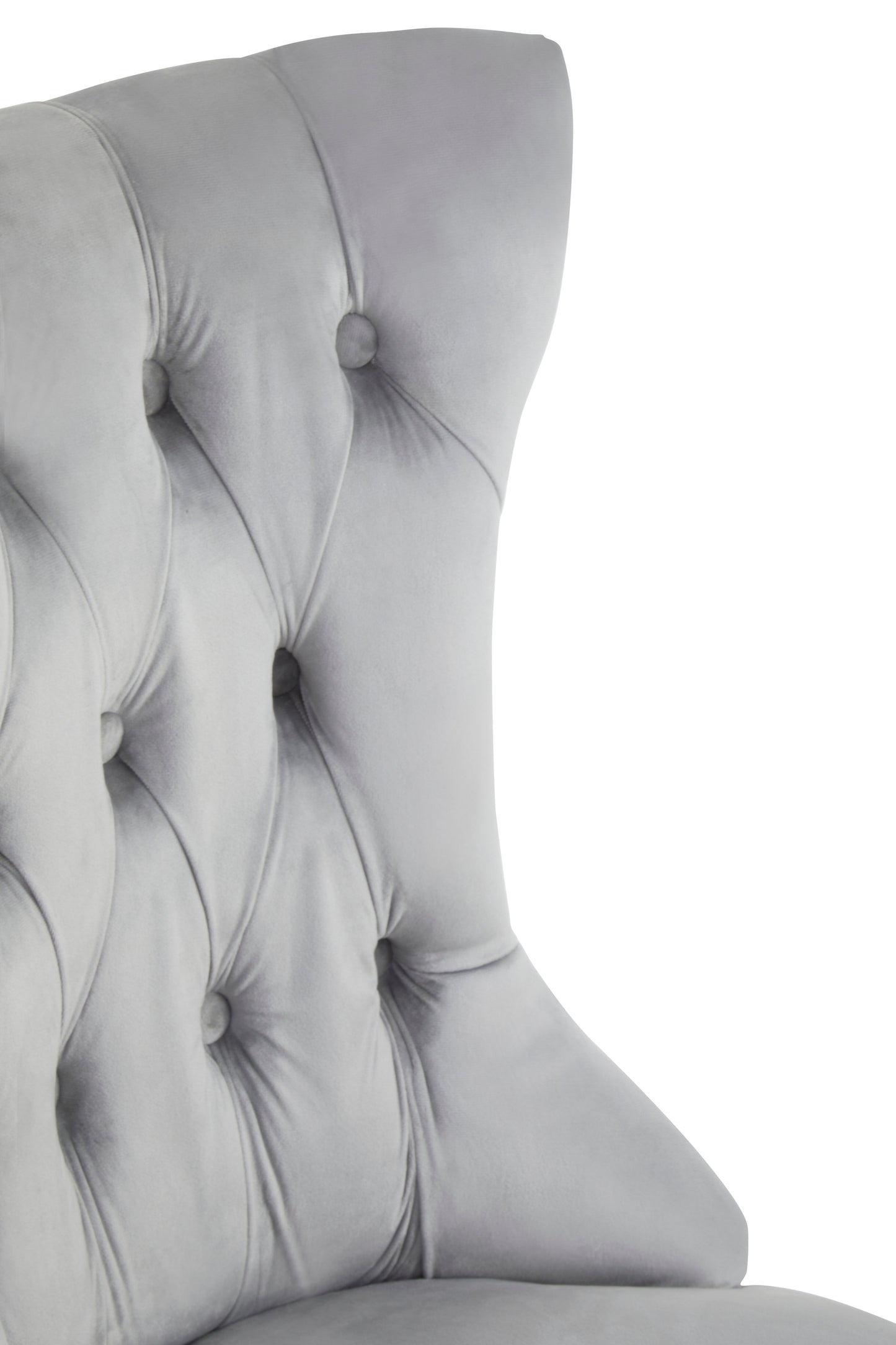 Ardela & Co Mayfair Grey Button Dining Chair