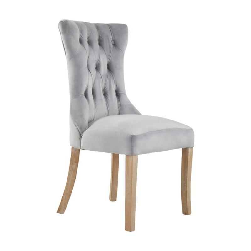 Ardela & Co Mayfair Grey Button Dining Chair