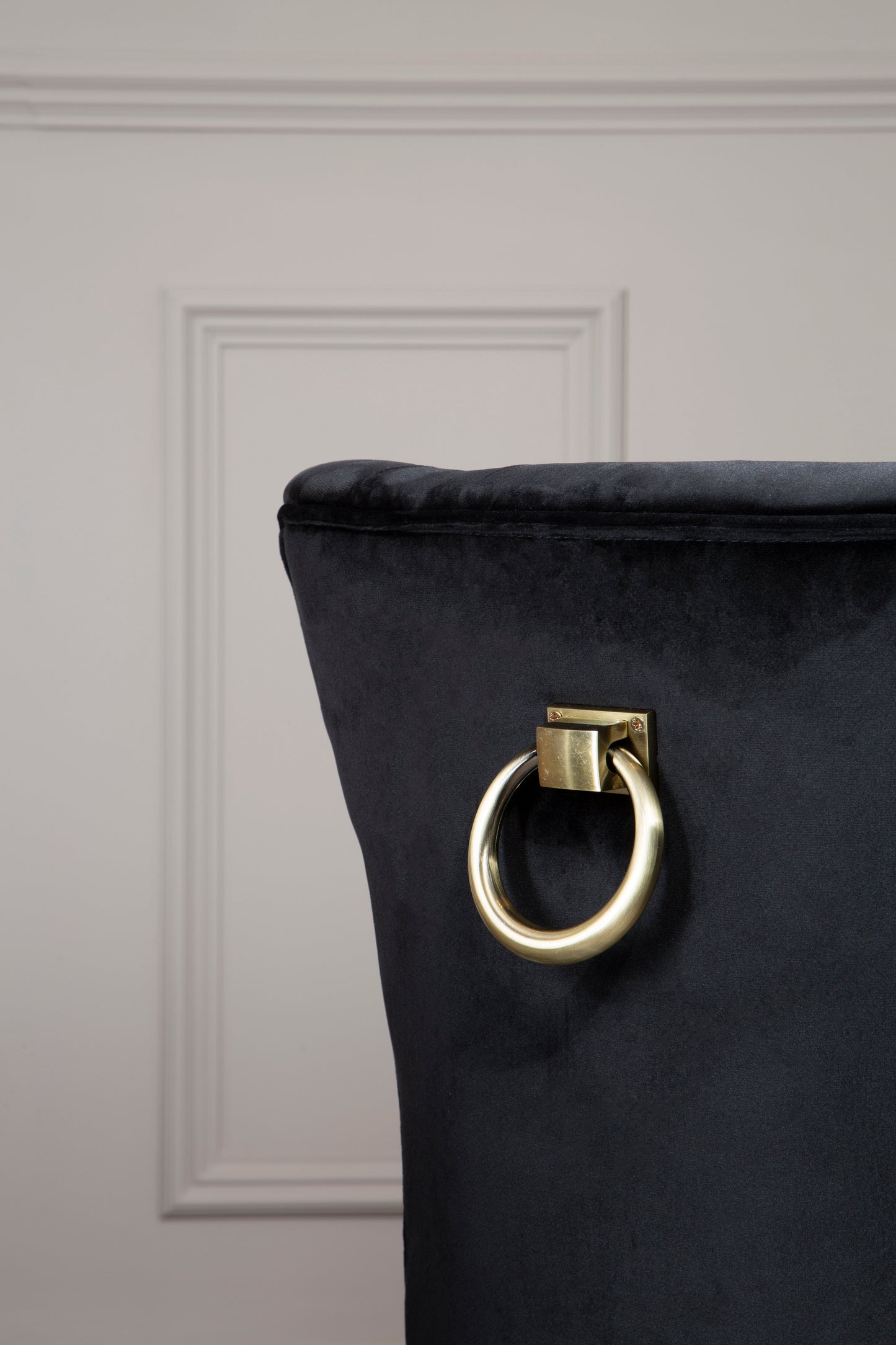 Ardela & Co Mayfair Black Button Dining Chair