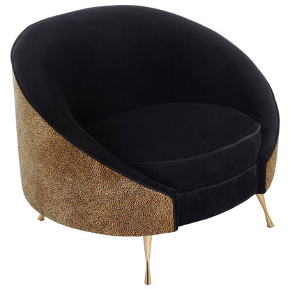 Ardela & Co Milan Leopard Print Armchair
