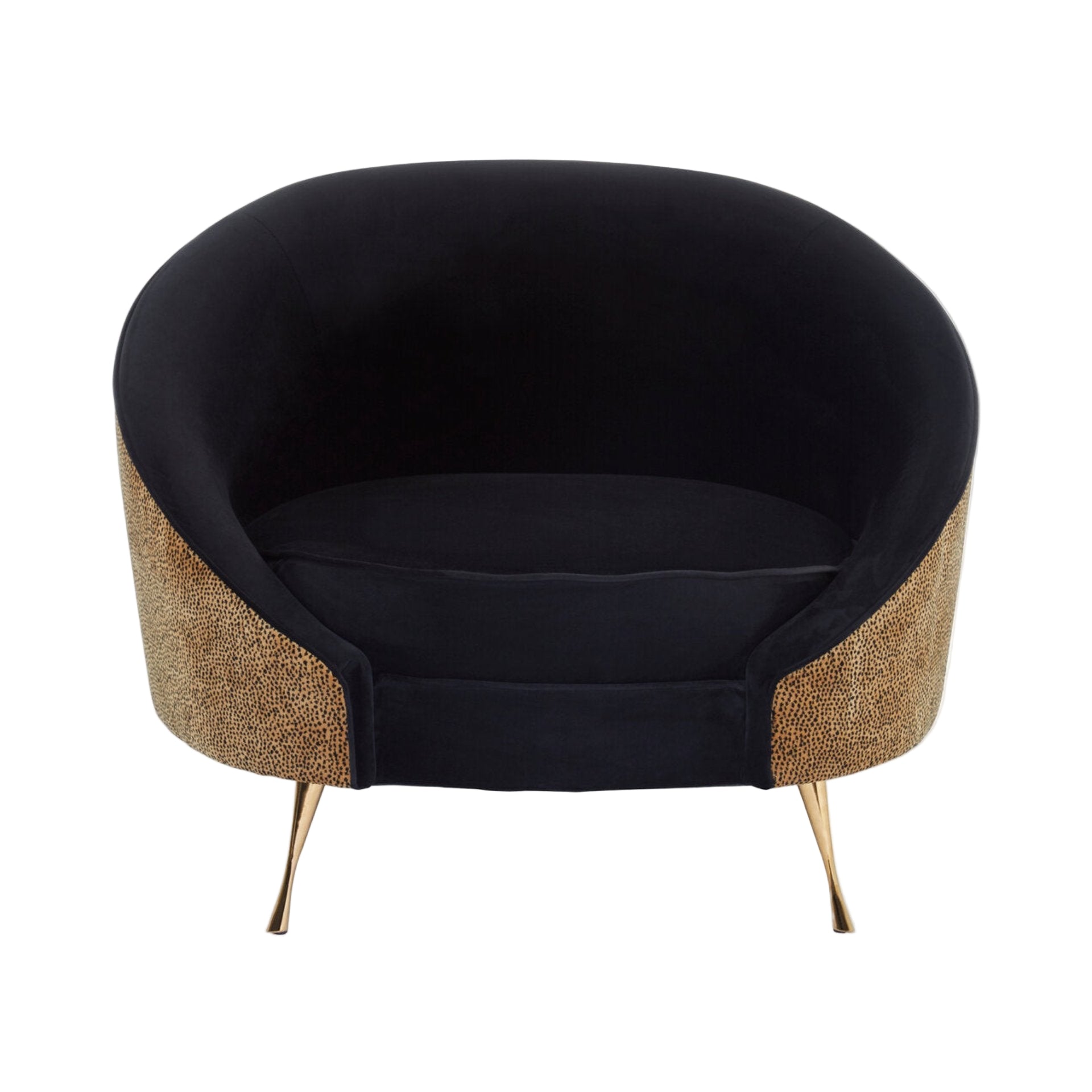 Ardela & Co Milan Leopard Print Cocoon Armchair – Live Luxora