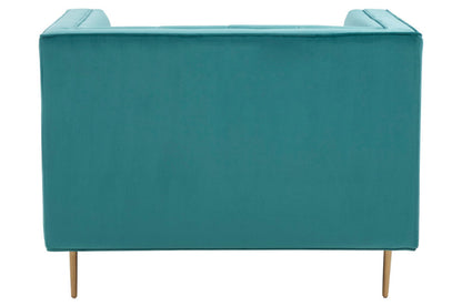 Ardela & Co Ottavia Teal Armchair