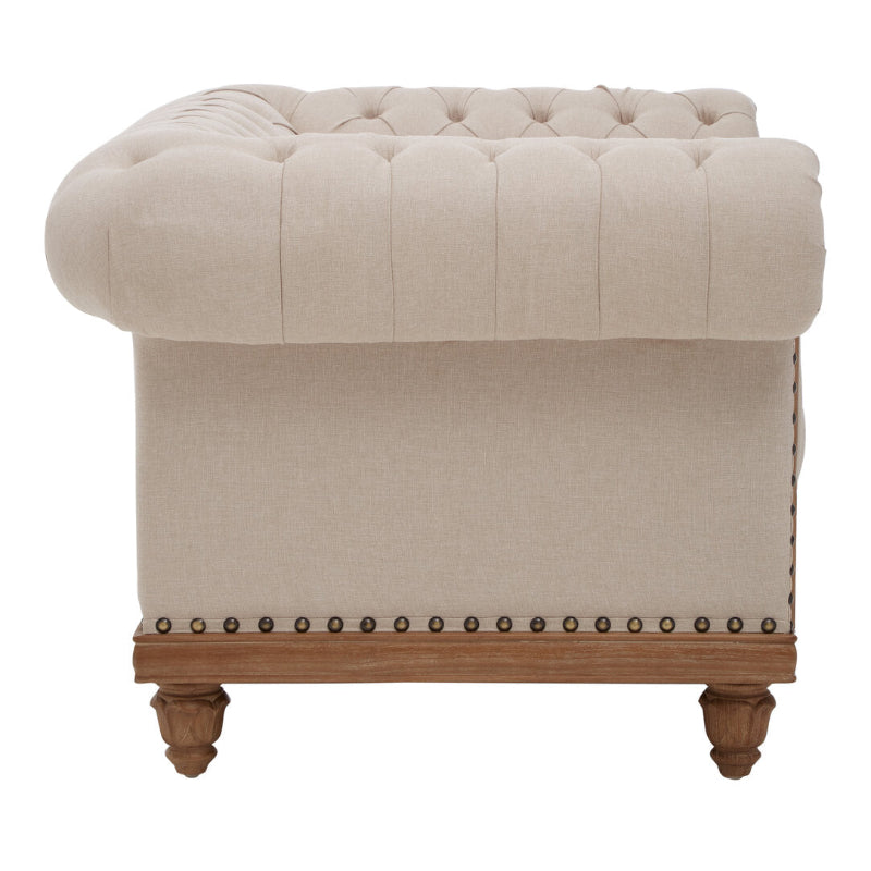 Ardela & Co Celora Chesterfield Cream Chair