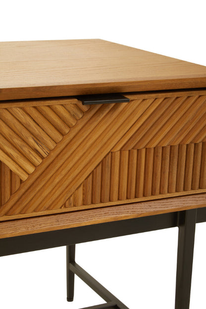 Ardela & Co Jenkins Natural Side Table With One Drawer