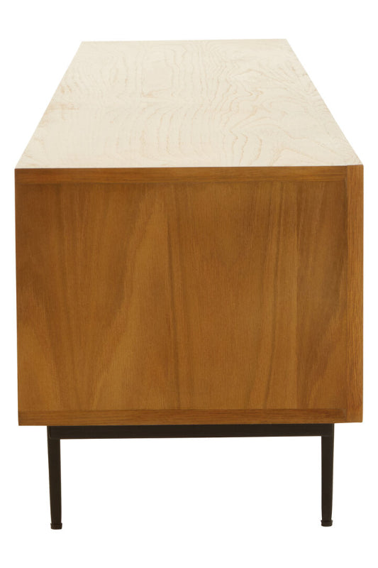 Ardela & Co Jenkins Natural Finish Wooden Media Unit