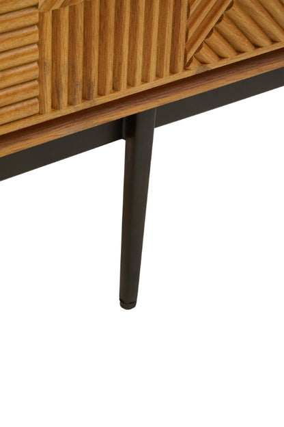 Ardela & Co Jenkins Natural Finish Wooden Media Unit