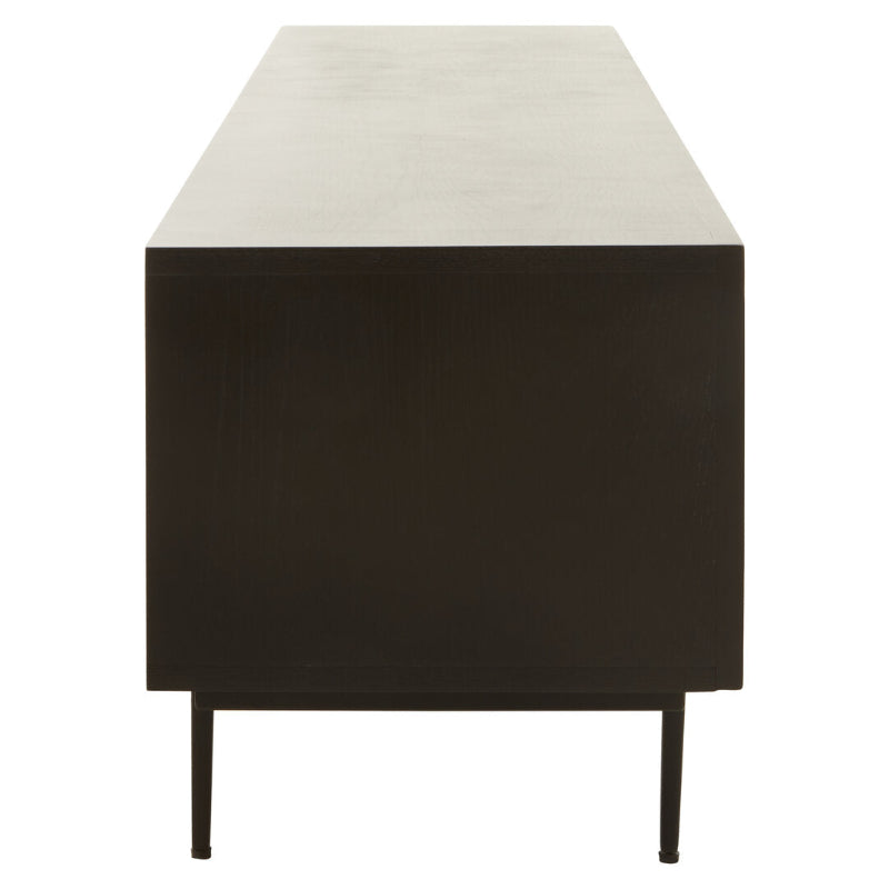 Ardela & Co Jenkins Black Finish Wooden Media Unit