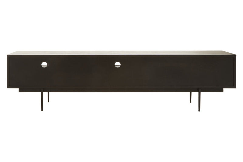 Ardela & Co Jenkins Black Finish Wooden Media Unit