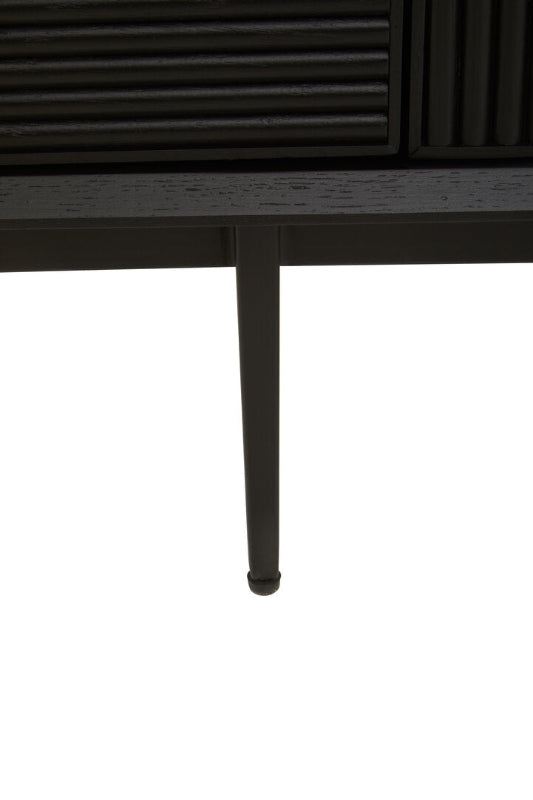 Ardela & Co Jenkins Black Finish Wooden Media Unit