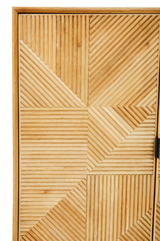 Ardela & Co Jenkins Natural Wooden Cabinet With Drawers