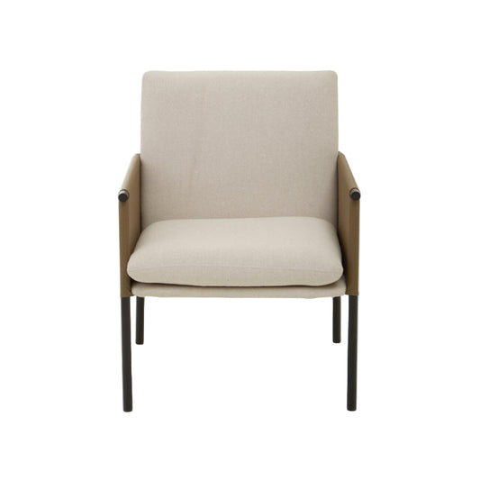 Whitedining table with brown frame on a white background