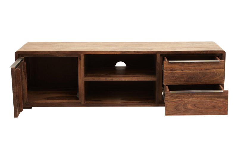 Ardela & Co Sloane One Door Two Drawers Sheesham And Acacia Wood Media Unit