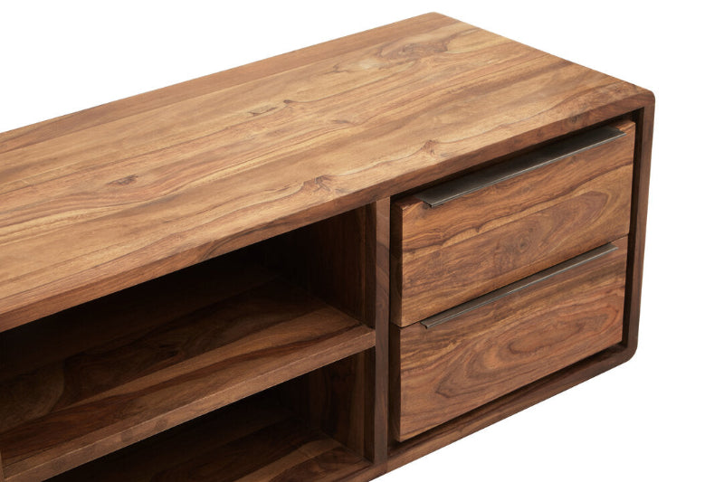 Ardela & Co Sloane One Door Two Drawers Sheesham And Acacia Wood Media Unit