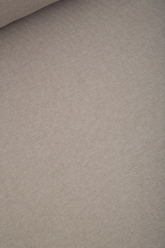 Close-up of gray fabric with a subtle pattern