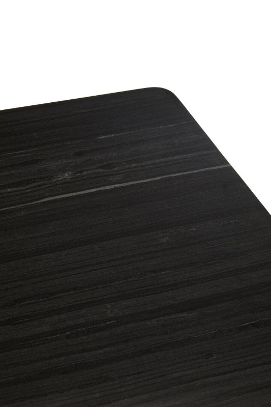 Close-up of a black surface with visible texture