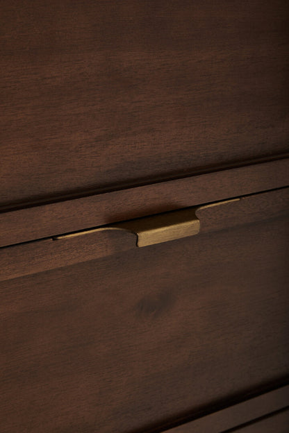 Ardela & Co Berkley Acacia Wood Effect Sideboard With Drawers And Sliding Doors