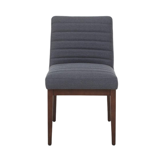 Ardela & Co Berkley Charcoal Grey Dining Chair with Oak Legs